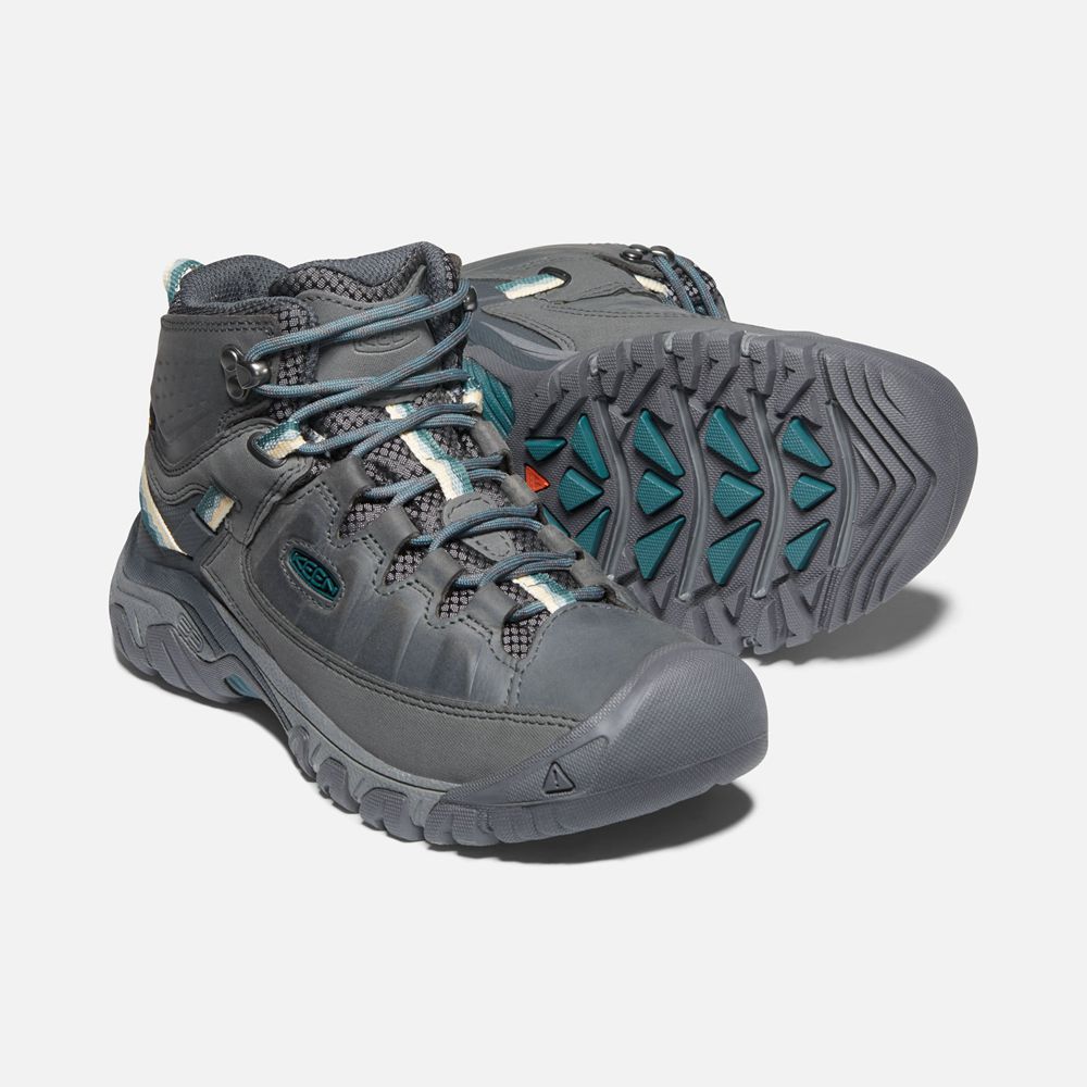Keen Outdoor Bot Kadın Koyu Gri - Targhee Iii Waterproof Mid - Türkiye DHIB04126